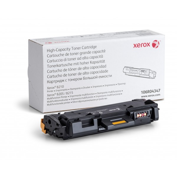 Toner Xerox nero 106R04347 3000 pagine