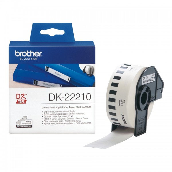 Etichetta Brother DK-22210 29x30mm