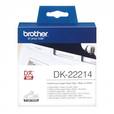 Etichette Brother DK-22214 A Lunghezza Continua 12mm x 30,48m