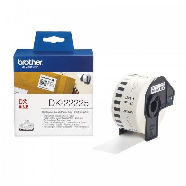 Etichette Brother DK-22225 A Lunghezza Continua 38mm x 30,48m