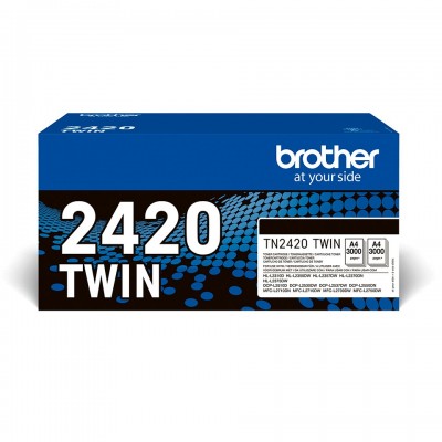 Multipack Brother nero TN-2420TWIN 2420 3000 Pagine