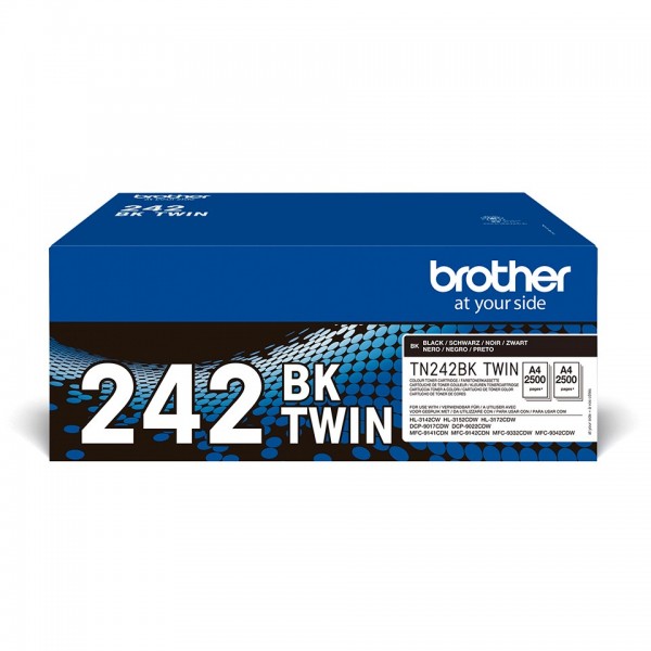 Multipack Brother nero TN-242BKTWIN 242 ~2500 Pagine