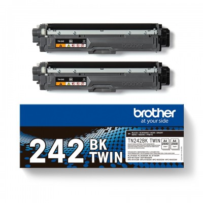 Multipack Brother nero TN-242BKTWIN 242 ~2500 Pagine