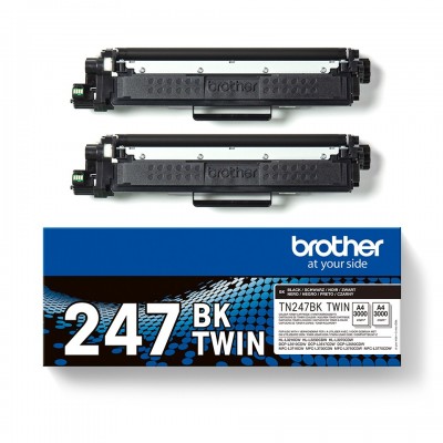 Multipack Brother nero TN-247BKTWIN 247 ~3000 Pagine