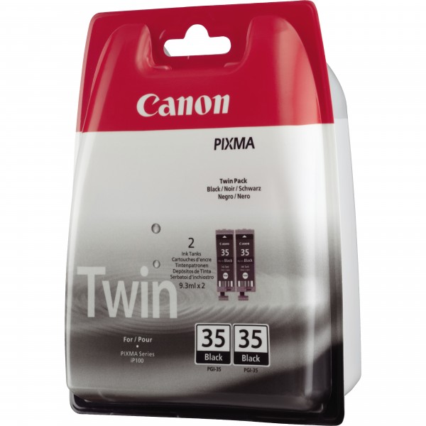 Multipack Canon nero PGI-35 Twin 1509B012 Confezione Doppia: 2 x 9,3ml