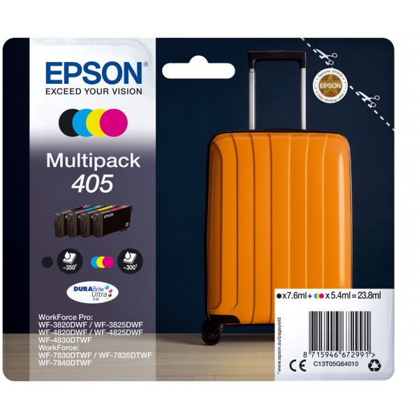 Multipack Epson nero / ciano / magenta / giallo C13T05G64010 405