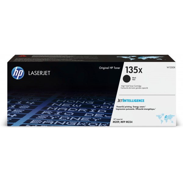 Toner HP nero W1350X 135X ~2400 Pagine Cartuccia Toner Nero Originale LaserJet 135X ad alta capacità