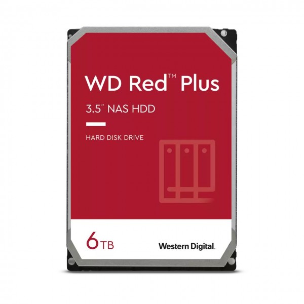 HDD Western Digital Red Plus WD60EFPX 3.5" 6 TB SATA III