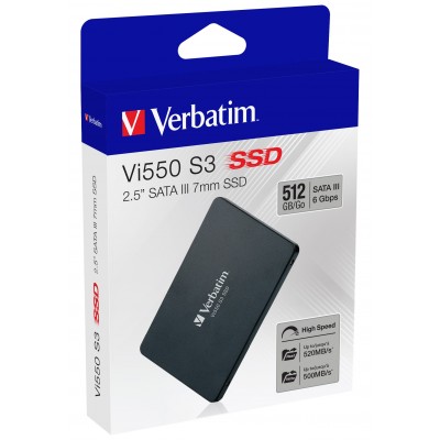 SSD SATA III Verbatim Vi550 S3 SSD 512GB