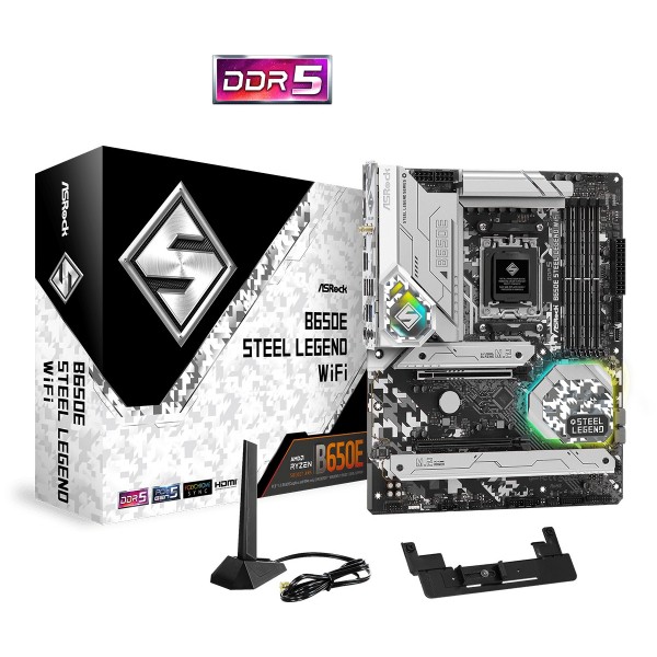 Scheda Madre Asrock B650E Steel Legend WiFi AM5 ATX