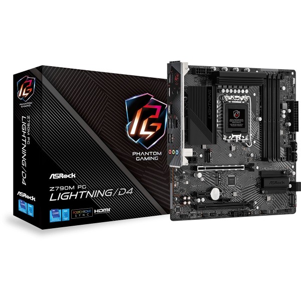 Scheda madre ASROCK Z790M PG LIGHTNING/D4 socket 1700