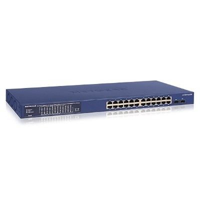 Switch NETGEAR GS724TPP Gestito L2 L3 L4 Gigabit Ethernet 10 100 1000 Supporto Power over Ethernet (PoE) Blu