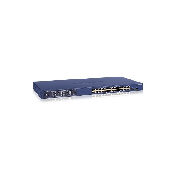 Switch NETGEAR GS724TPP Gestito L2/L3/L4 Gigabit Ethernet 10/100/1000 Supporto Power over Ethernet (PoE) Blu