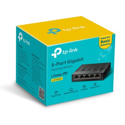 Switch TP-Link LS1005G Non gestito Gigabit Ethernet 10 100 1000 Nero