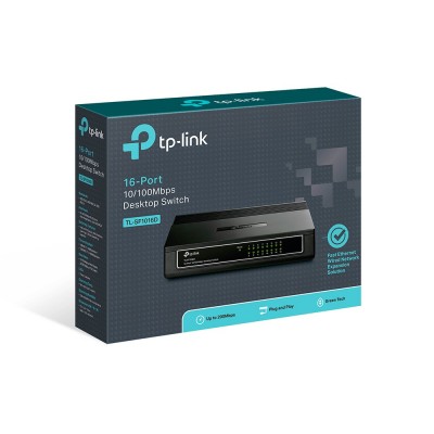 Switch TP-Link TL-SF1016D Non gestito Fast Ethernet 10 100 Bianco