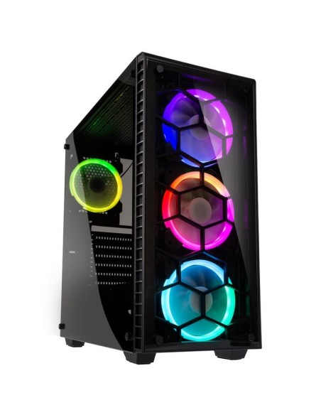 Case Kolink Observatory RGB Midi Tower Vetro Temperato Nero