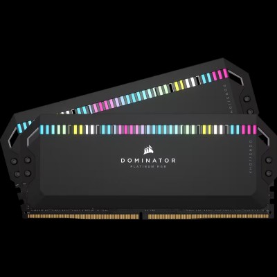 Ram Corsair Dominator Platinum RGB DDR5 32GB (2x16) 6400MHz CL32 Nero XMP 3.0