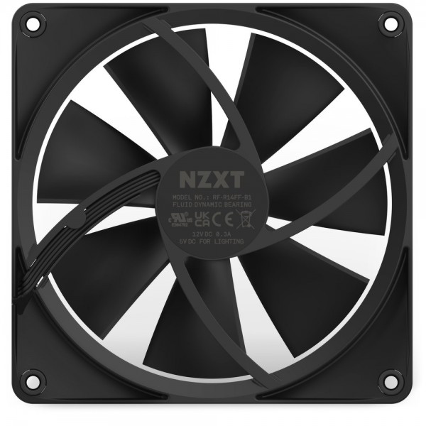 Ventola NZXT F140 PWM Nero