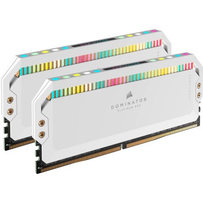 Ram Corsair Dominator Platinum RGB 64GB (2x32) DDR5 5600MHz CL40 Bianco