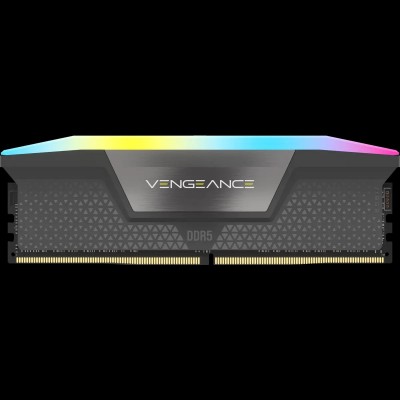 Ram Corsair Vengeance RGB 32GB (2x16) DDR5 5200MHz CL40 Grigio AMD EXPO