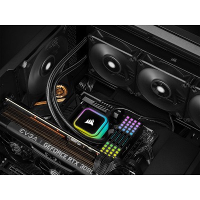 Dissipatore a Liquido Corsair iCUE H150i RGB Elite 360mm Nero