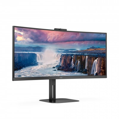 Monitor AOC CU34V5CW Nero 34" Curvo 100Hz FreeSync VA  DP HDMI