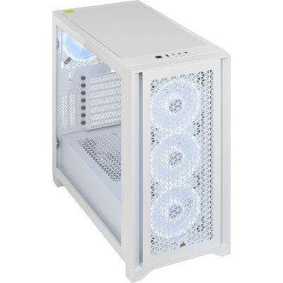 Case Corsair iCUE 4000D RGB Airflow Midi-Tower Vetro Temperato Bianco