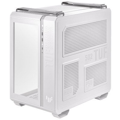 Case ASUS TUF Gaming GT502 White Edition Midi-Tower vetro temperato argento