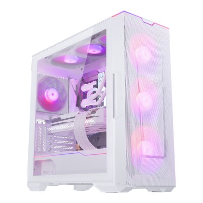 Case PHANTEKS Eclipse G500A D-RGB Midi-Tower Vetro Temperato bianco