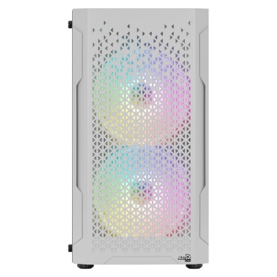 Case Aerocool Trinity Mini-Tower V3 Vetro temperato bianco