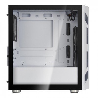 Case SilverStone Fara H1M Pro Micro-ATX Vetro Temperato Bianco