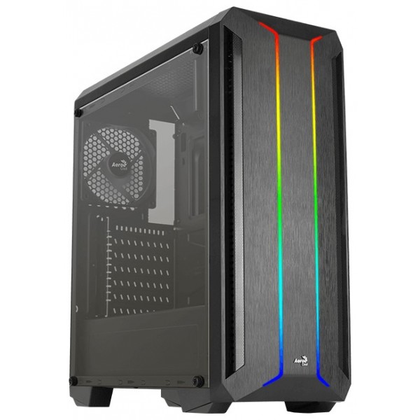 Case Aerocool Skyline ARGB V1 Midi-Tower Vetro Nero