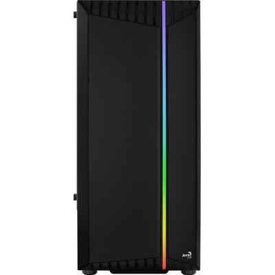 Case Aerocool Bionic v2 Midi-Tower RGB Vetro temperato nero