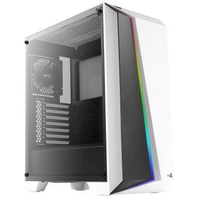 Case Aerocool Cylon Pro vetro temperato Midi-Tower bianco