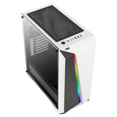 Case Aerocool Cylon Pro vetro temperato Midi-Tower bianco