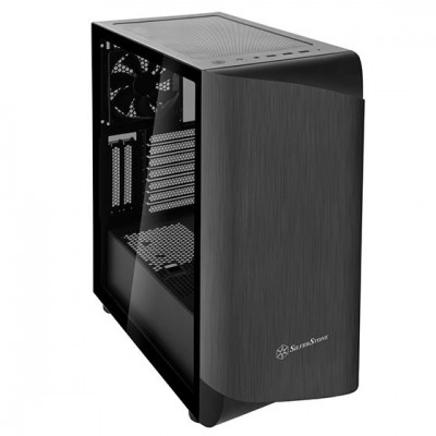 Case SilverStone Seta A1 Midi-Tower Vetro Temperato Nero