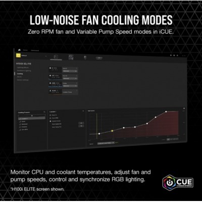 Dissipatore a liquido Corsair iCUE H100i RGB Elite 240 mm nero