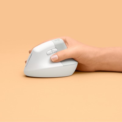 Mouse Logitech Lift bianco