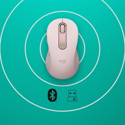 Mouse Logitech Signature M650 L Wireless  Rosa