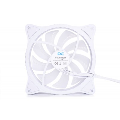 Ventola Alphacool Rise Aurora PWM 140 mm bianco