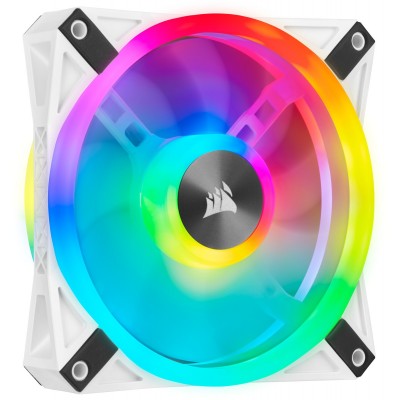 Ventola Corsair iCUE QL120 RGB PWM 120 mm bianco