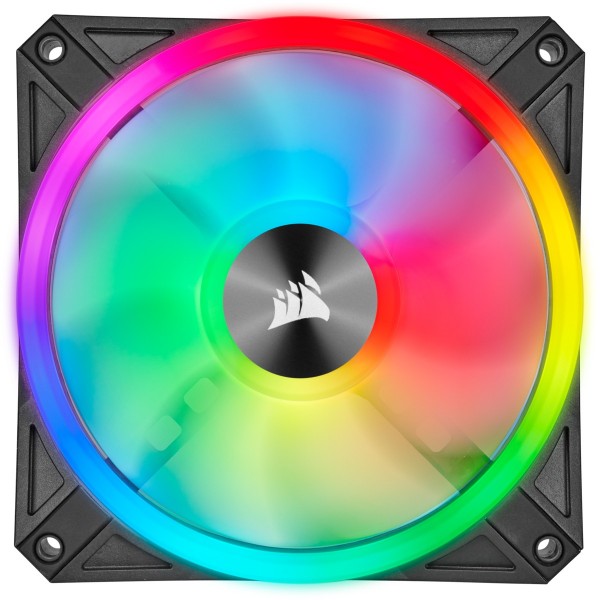 Ventola Corsair iCUE QL140 RGB PWM 140 mm nero