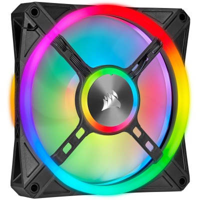 Ventola Corsair iCUE QL140 RGB PWM 140 mm nero