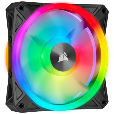 Ventola Corsair iCUE QL140 RGB PWM 140 mm nero