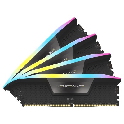 RAM Corsair Vengeance RGB 64GB (4X16) DDR5 6200 MHz CL32 nero