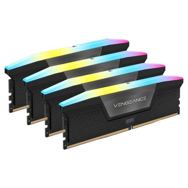 RAM Corsair Vengeance RGB 64GB (4X16) DDR5 5600 MHz CL36 nero