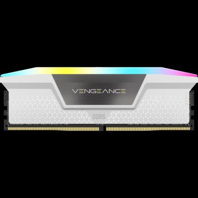 RAM Corsair Vengeance RGB 32GB (2X16) DDR5 5600 MHz CL36 bianco XMP 3.0