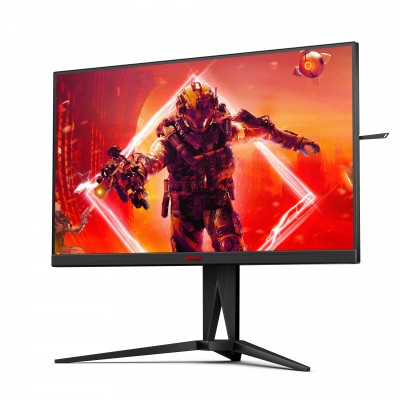 Monitor AOC AGON AG275QZ EU 27'' QHD IPS HDR Adaptive-Sync Nero Rosso