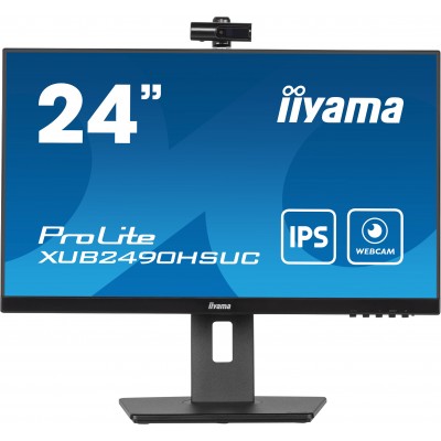 Monitor iiyama XUB2490HSUC-B5 24'' FullHD Webcam IPS 60 Hz LED Nero