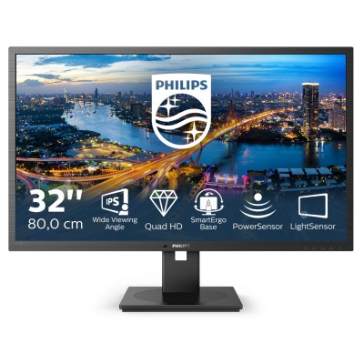 Monitor Philips 325B1L 00 32'' QHD IPS Adaptive-Sync PowerSensor 75 Hz Led Nero